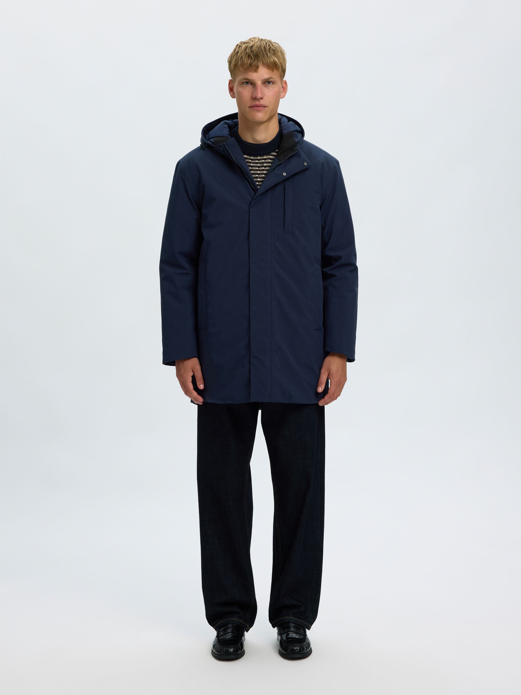 TECHNICAL PARKA COAT, Sky Captain, highres
