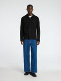 Selected REGULAR FIT OVERSHIRT, Black, highres - 16098110_Black_005.jpg