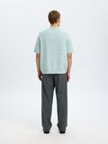 Selected TEXTURED KNITTED POLO SHIRT, Winter Sky, highres - 16097574_WinterSky_004.jpg