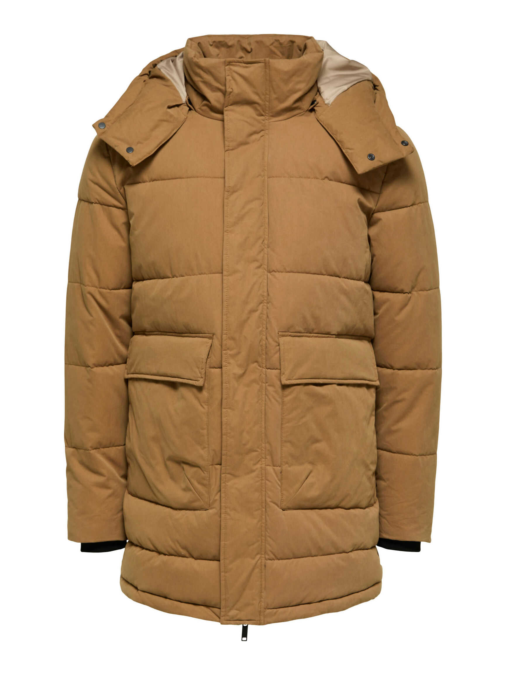 GEFÜTTERTER PARKA, Ermine, highres