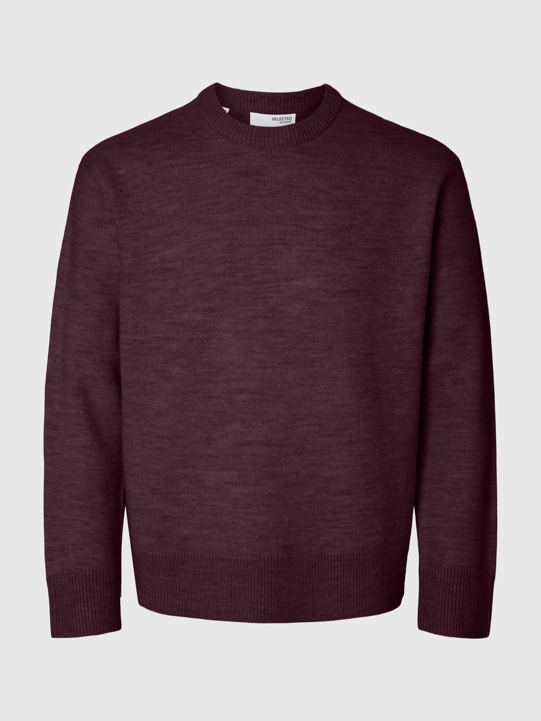 100% WOOL KNITTED JUMPER, Winetasting, highres