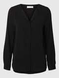 Selected LANGE MOUWEN OVERHEMD, Black, highres - 16095536_Black_001.jpg