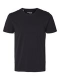 Selected KORTÄRMAD T-SHIRT, Black, highres - 16073457_Black_001.jpg