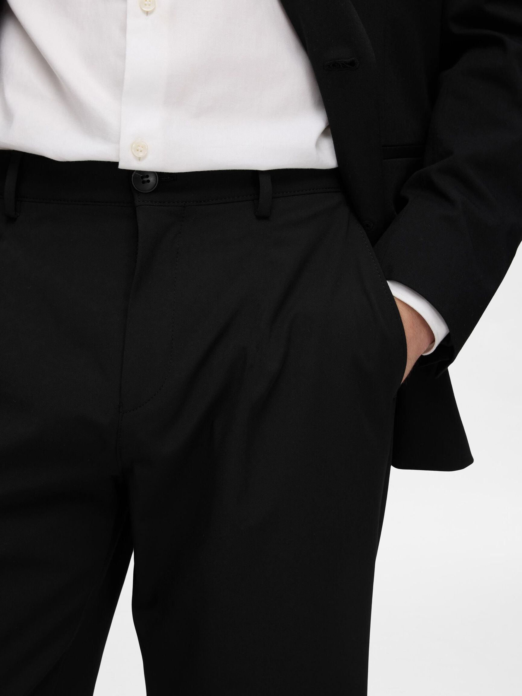 LOOSE FIT HOSE, Black, highres