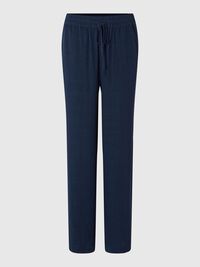 VISCOSE BLEND TROUSERS, Dark Sapphire, highres