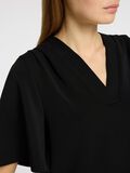 Selected KURZARM TOP MIT V-AUSSCHNITT, Black, highres - 16096373_Black_006.jpg