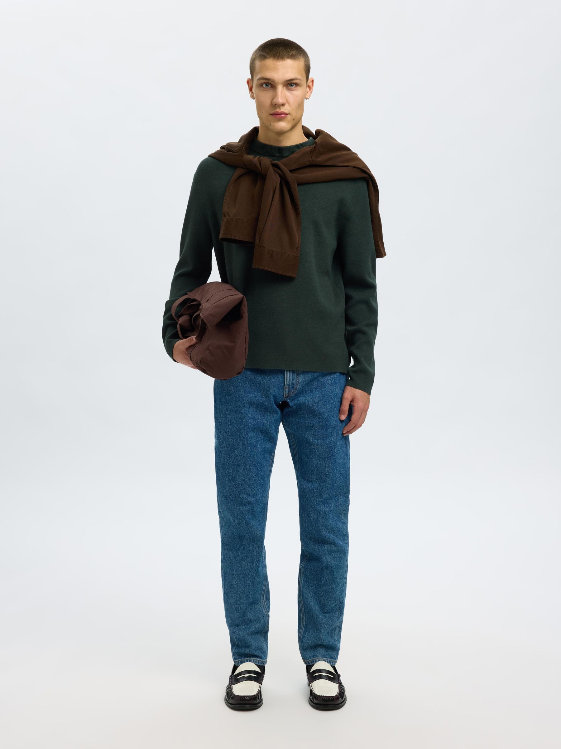 RELAXED FIT PULLOVER, Deep Forest, highres