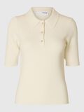 Selected VISKOSEMIX POLOHEMD AUS STRICK, Birch, highres - 16097391_Birch_001.jpg
