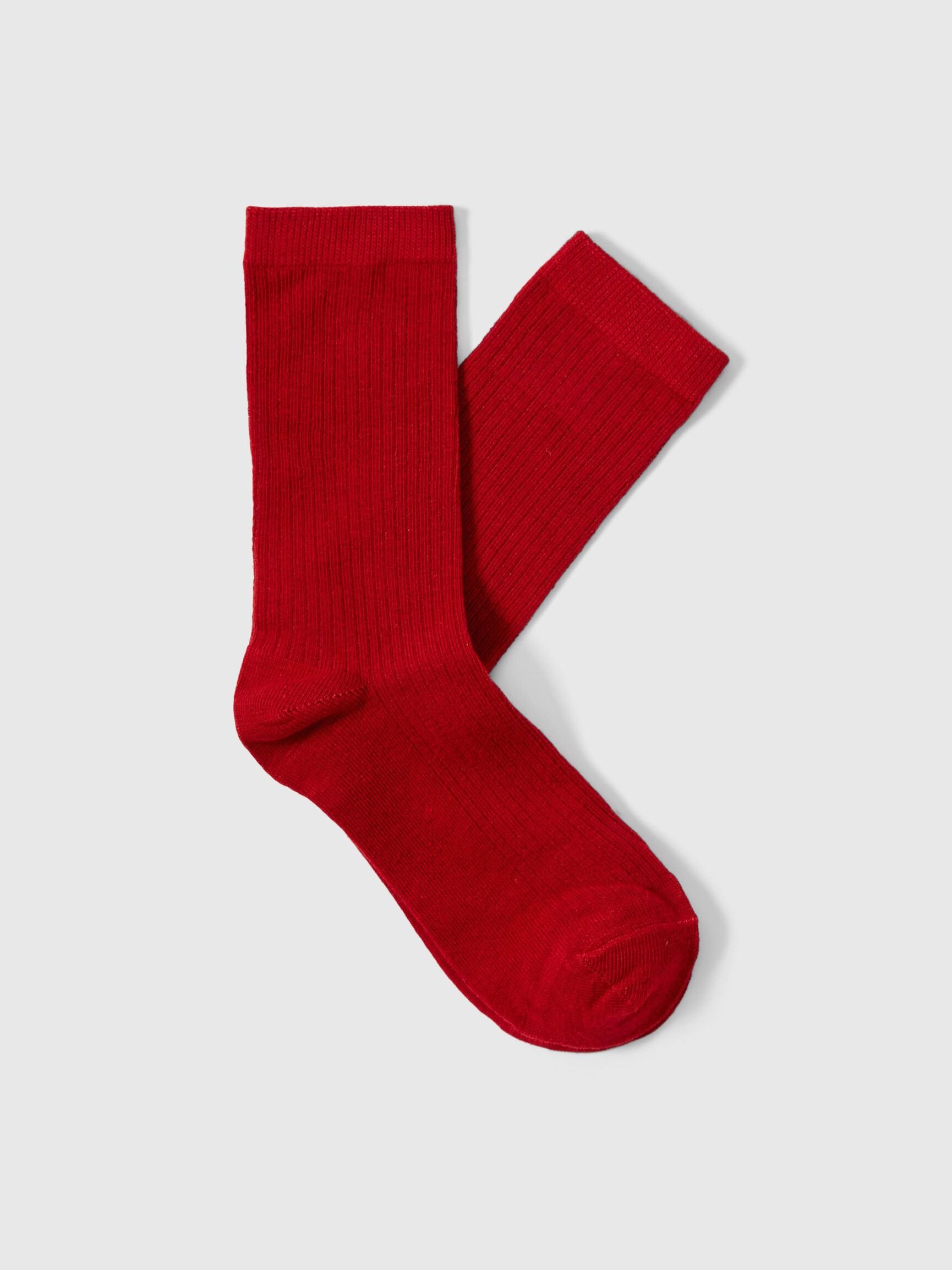 100 % BOMULL SOKKER, Equestrian Red, highres