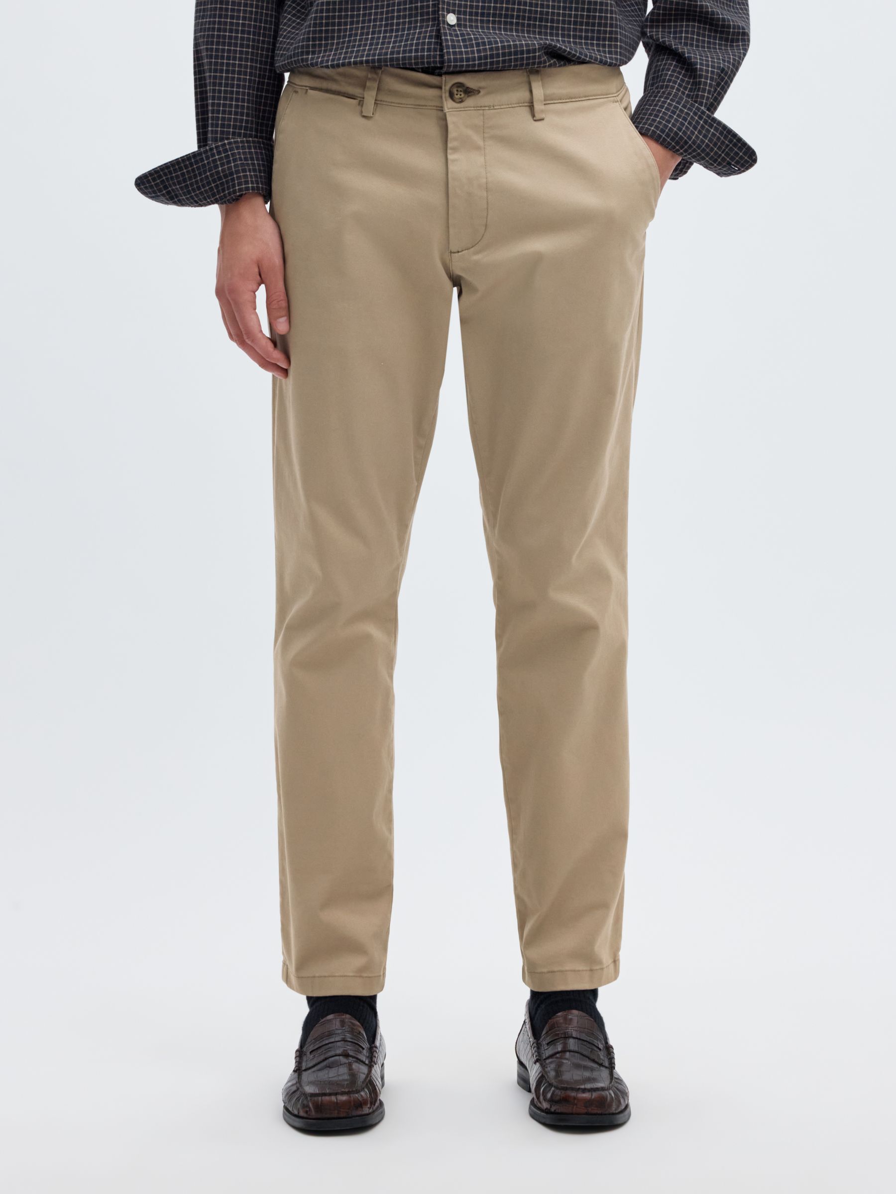175 SLIM FIT FLEX CHINOS | Grey | Selected