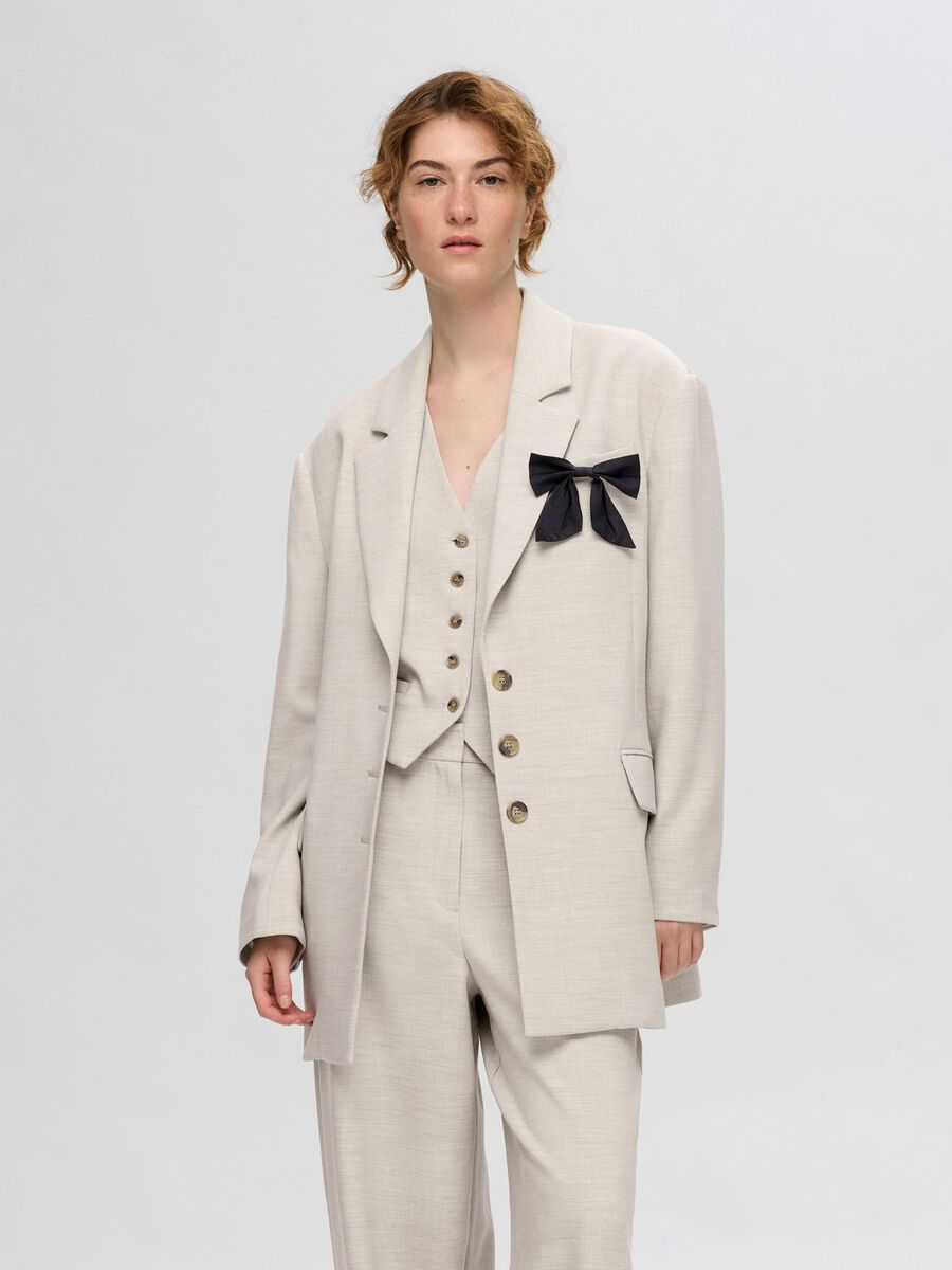 Selected VISCOSEMIX OVERSIZED BLAZER, Dove, highres - 16094929_Dove_1127384_003.jpg