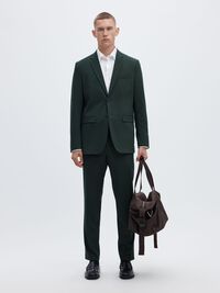 175 SLIM FIT TROUSERS, Forest Night, highres