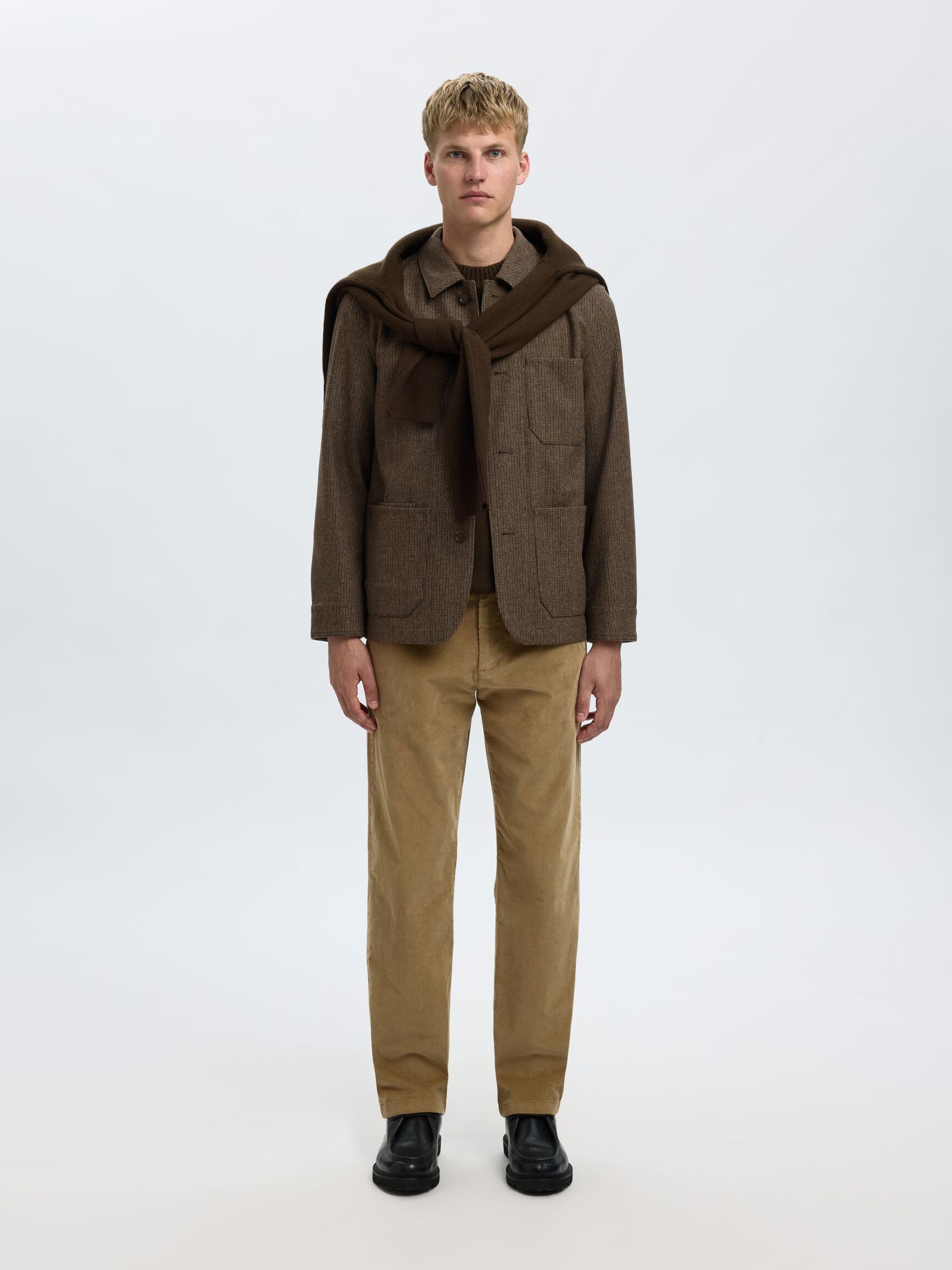 WOLMIX BLAZER, Morel, highres