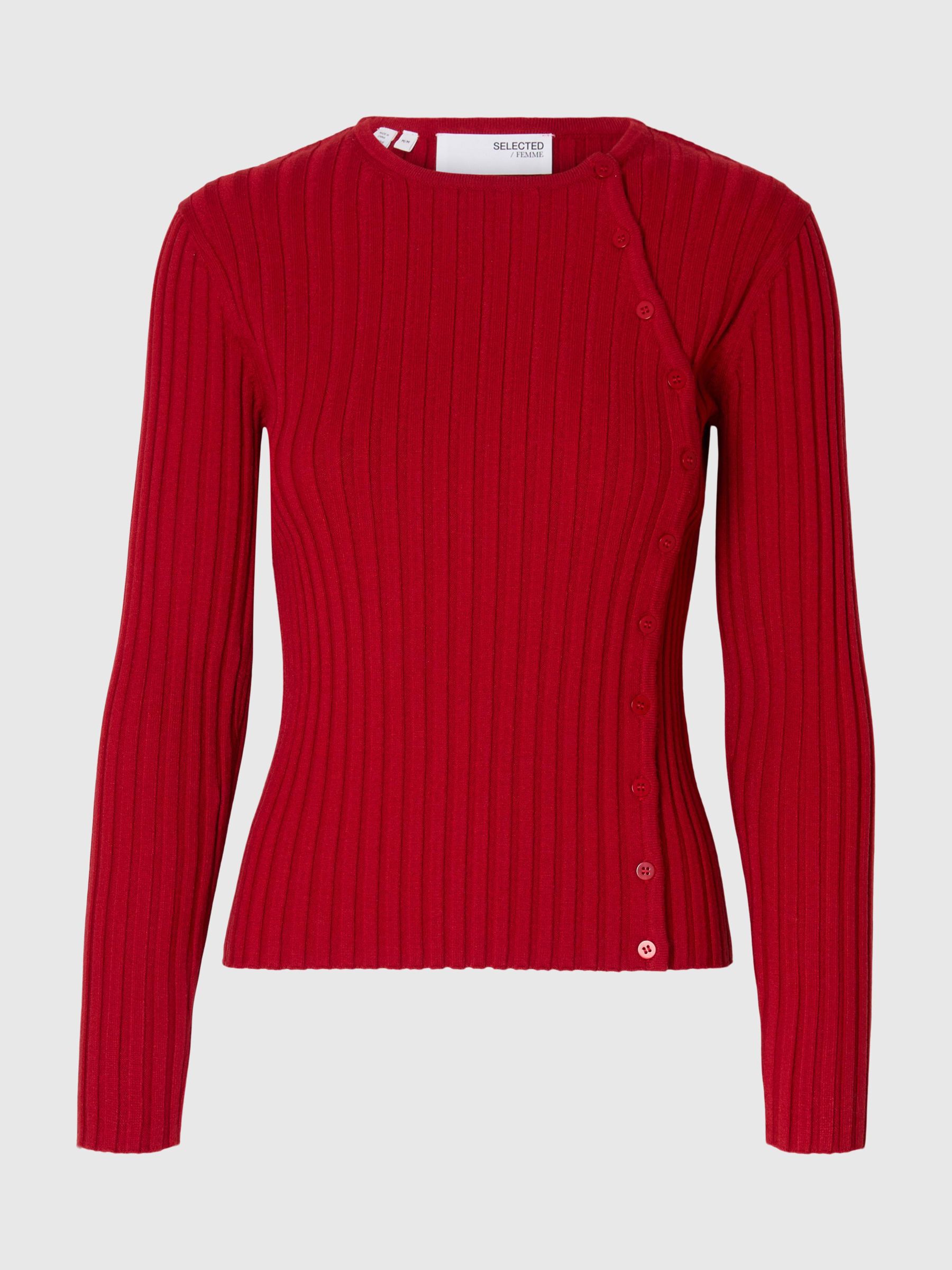 VISCOSE BLEND KNIT, Equestrian Red, highres