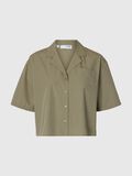 Selected MANCHES COURTES CHEMISE COURTE, Vetiver, highres - 16097964_Vetiver_001.jpg