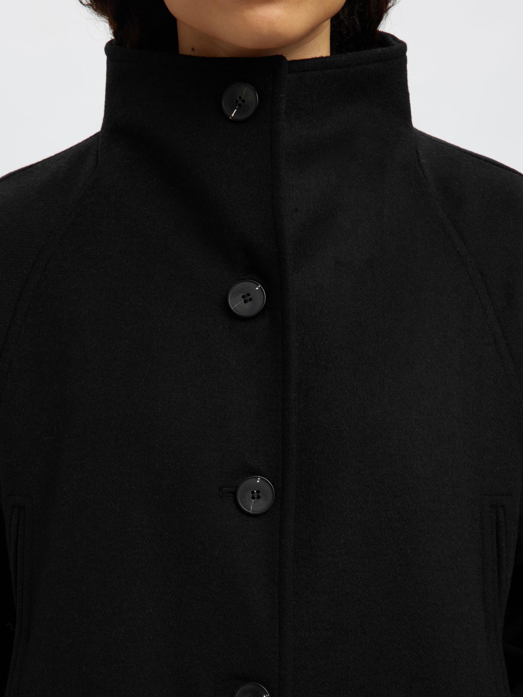 ULDBLANDING FRAKKE, Black, highres