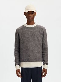 LANGÄRMELIGER STRICKPULLOVER, Demitasse, highres