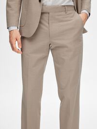 SEERSUCKER PANTALON DE COSTUME, Pure Cashmere, highres