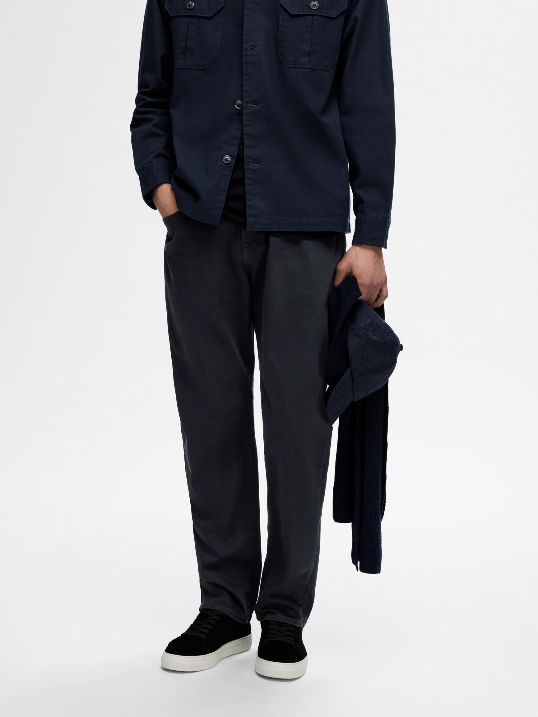 196 JEANS STRAIGHT FIT, Dark Navy, highres