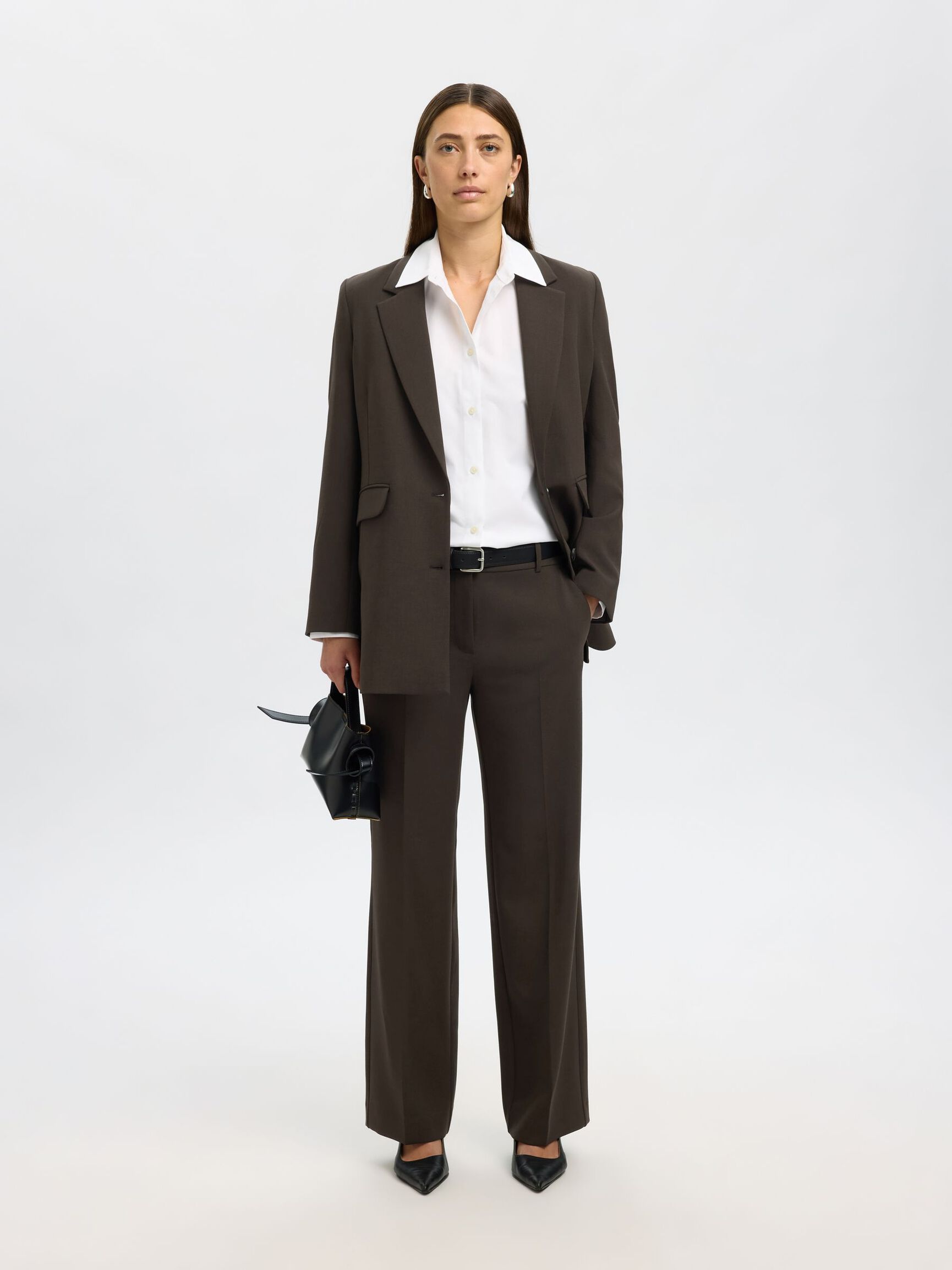TAILORED WIDE-LEG TROUSERS, Delicioso, highres