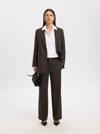 TAILORED WIDE-LEG TROUSERS, Delicioso, highres