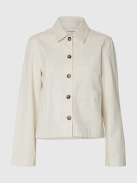 RELAXED FIT  JACKET, Egret, highres