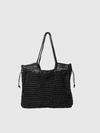 PAILLE CABAS, Black, highres
