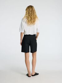 LINEN T-SHIRT, Bright White, highres