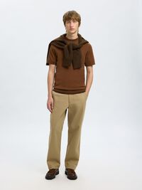 100% MERINOULL T-SHIRT, Soft Silt, highres