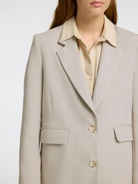 RELAXED FIT BLAZER, Island Fossil, highres