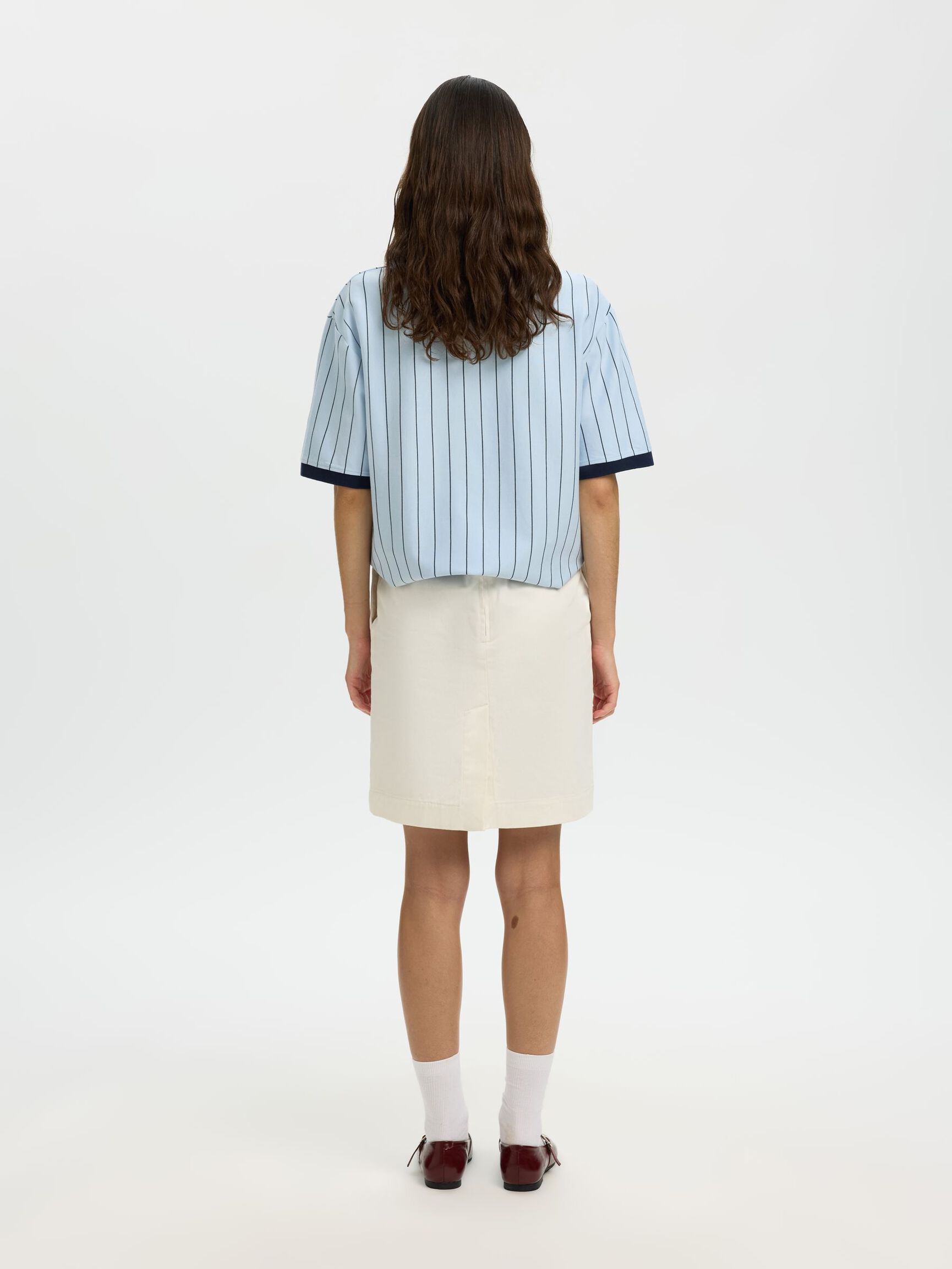 RELAXED FIT POLO SHIRT, Skyway, highres