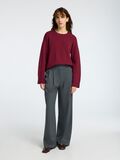 Selected VISCOSE BLEND KNITTED JUMPER, Zinfandel, highres - 16096169_Zinfandel_005.jpg