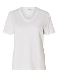 CLASSIC V-NECK T-SHIRT, Bright White, highres