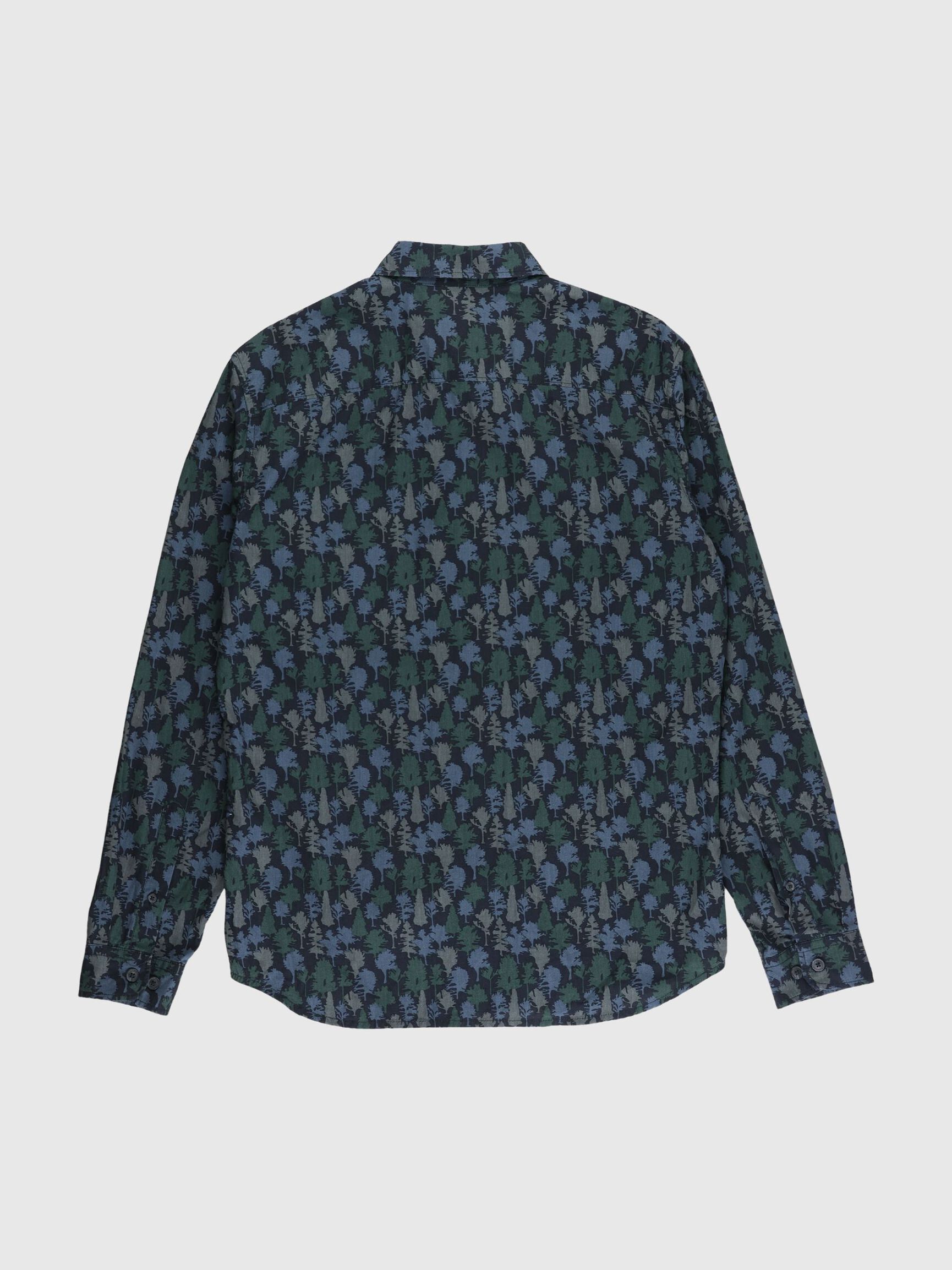 SLIM FIT OVERHEMD, Dark Green, highres