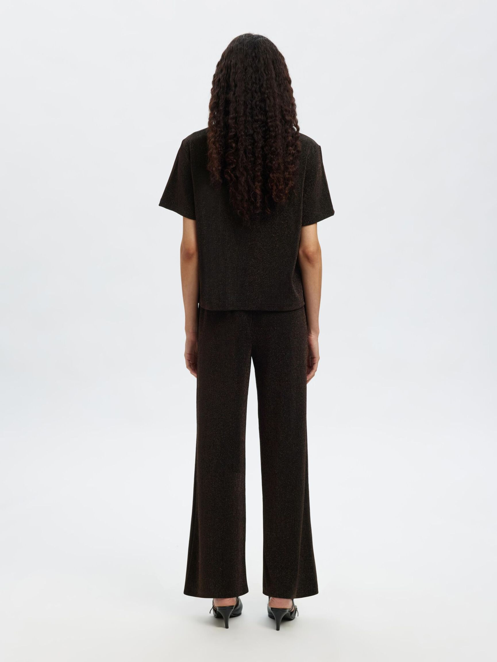 GLITTER SHORT SLEEVED TOP, Delicioso, highres