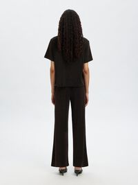 GLITTER SHORT SLEEVED TOP, Delicioso, highres