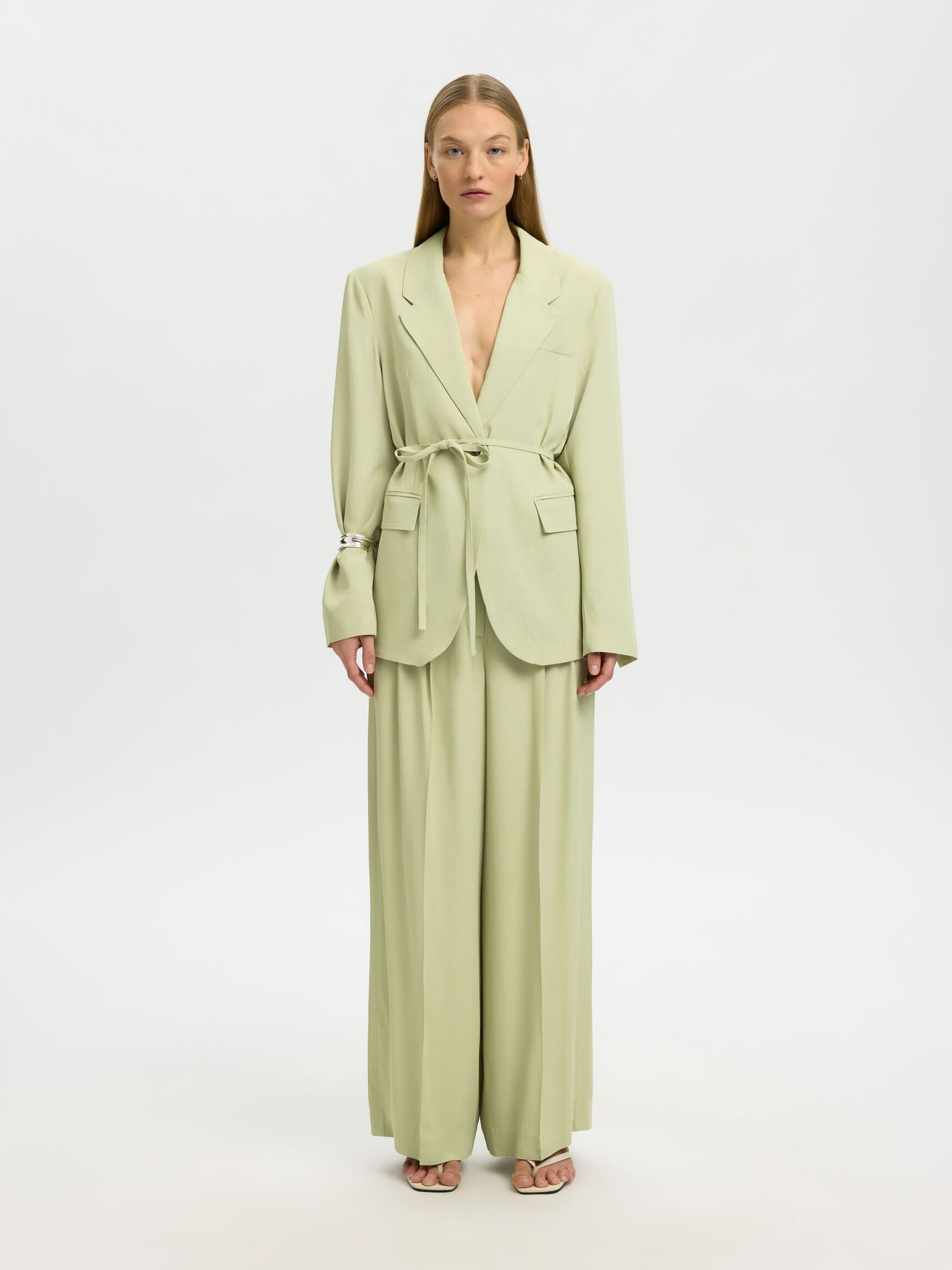 RIEM OVERSIZED BLAZER, Lint, highres