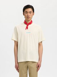 PRINTED SCARF, Poinsettia, highres