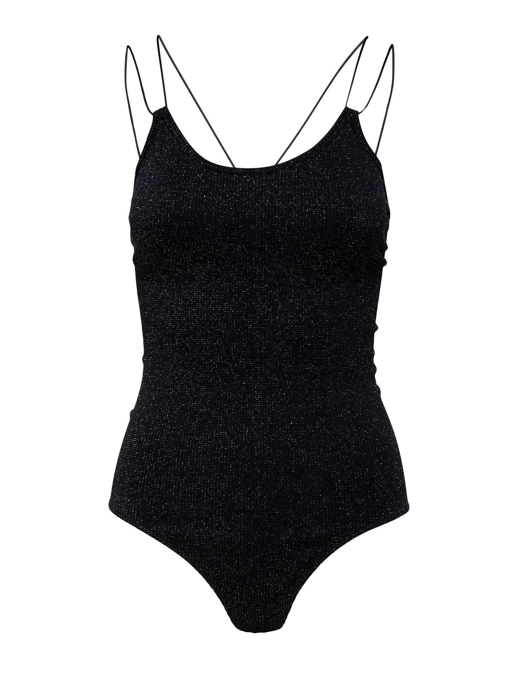 GLIMMER BODYSTOCKING, Black, highres