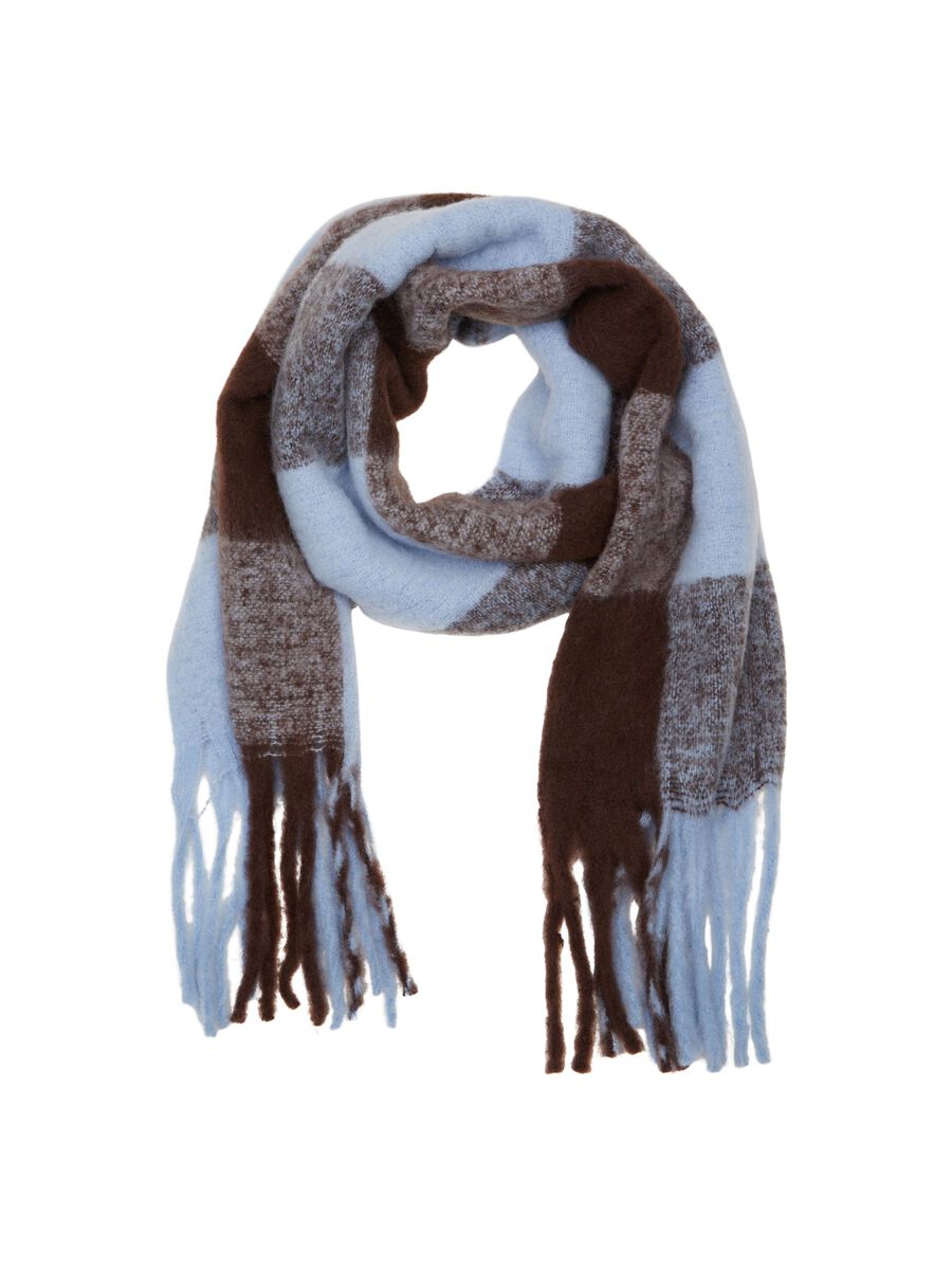 Selected CHECKED WOOL BLEND SCARF, Serenity, highres - 16091363_Serenity_002.jpg