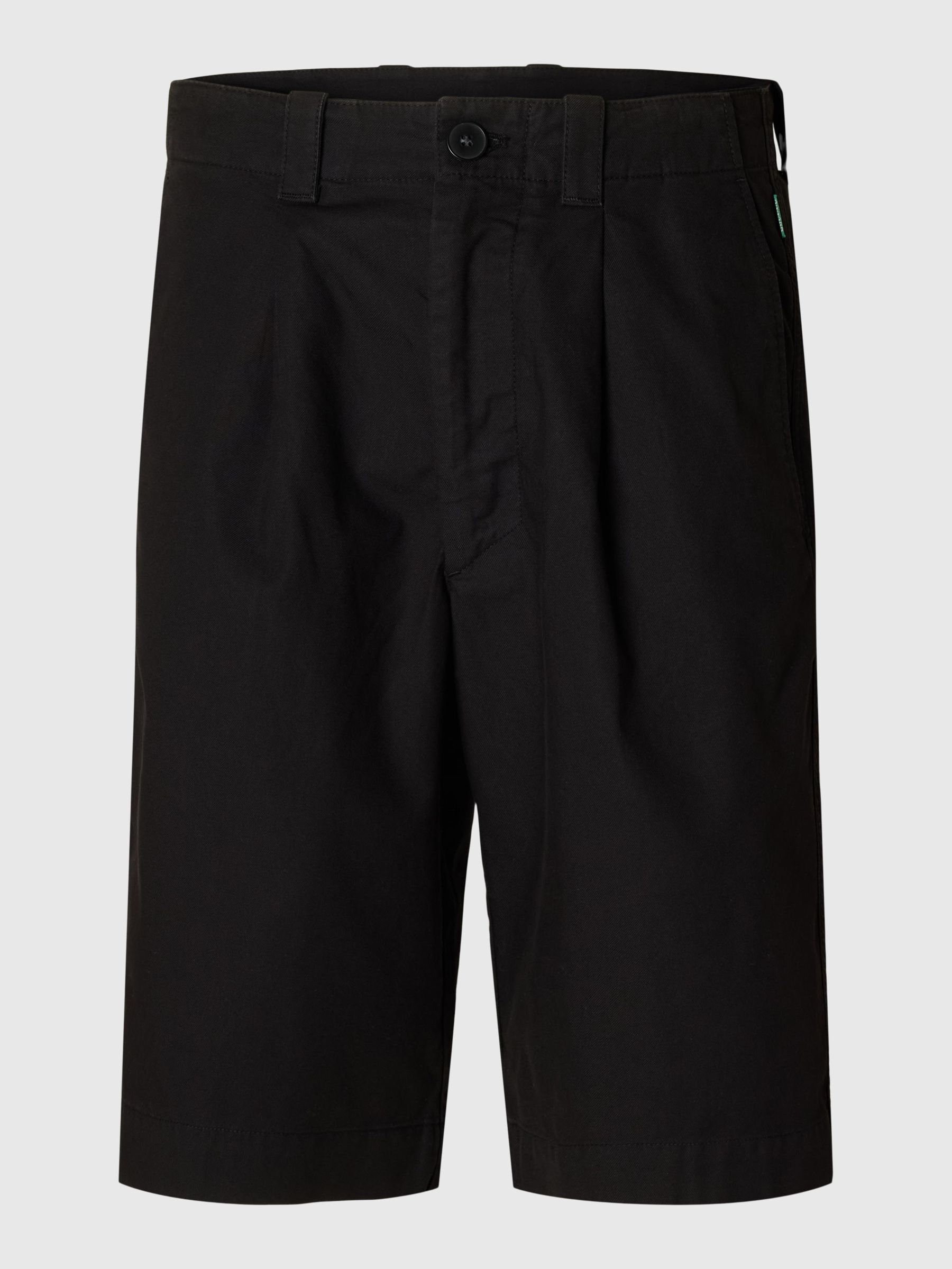 LOOSE FIT SHORTS, Black, highres