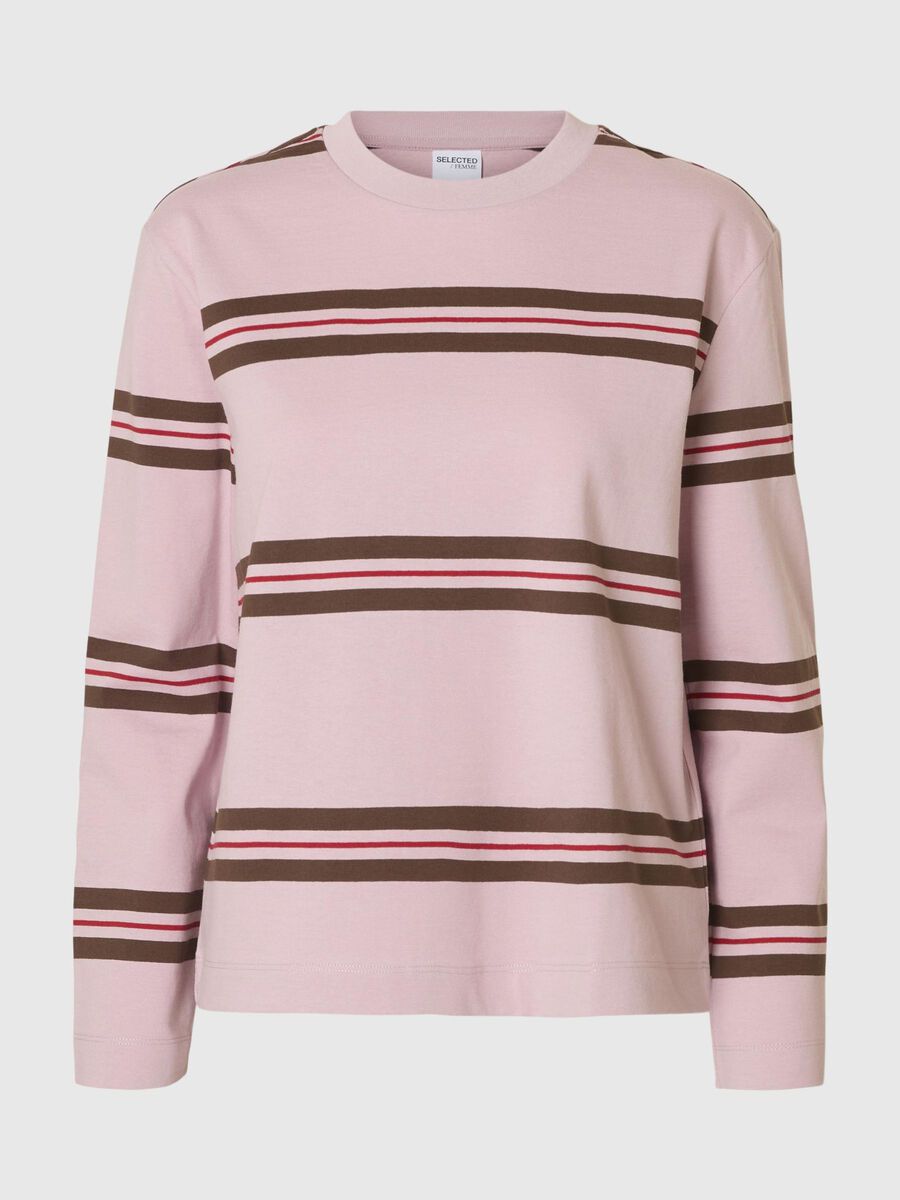 Selected BOXY FIT LONGSLEEVE, Bleached Mauve, highres - 16099324_BleachedMauve_1221918_001.jpg