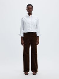 WIDE FIT CORDUROY TROUSERS, Delicioso, highres