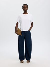 REGULAR FIT CREWNECK T-SHIRT, Bright White, highres