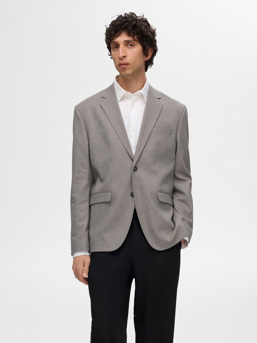 Selected REGULAR FIT BLAZER, Sand, highres - 16094881_Sand_1126841_003.jpg