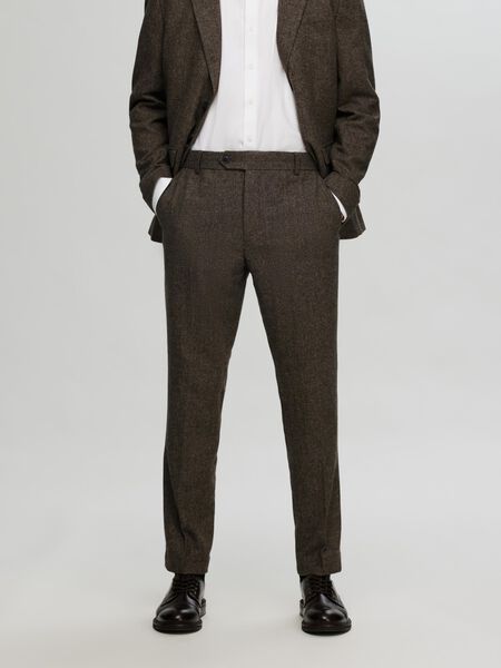 Selected À CARREAUX EN LAINE MÉLANGÉE PANTALON DE COSTUME, Brownie, highres - 16094333_Brownie_1116331_003.jpg