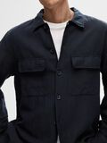 Selected LANGARM LEINENMIX OVERSHIRT, Sky Captain, highres - 16092244_SkyCaptain_1105376_006.jpg