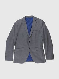 SLIM FIT BLAZER, Grey, highres