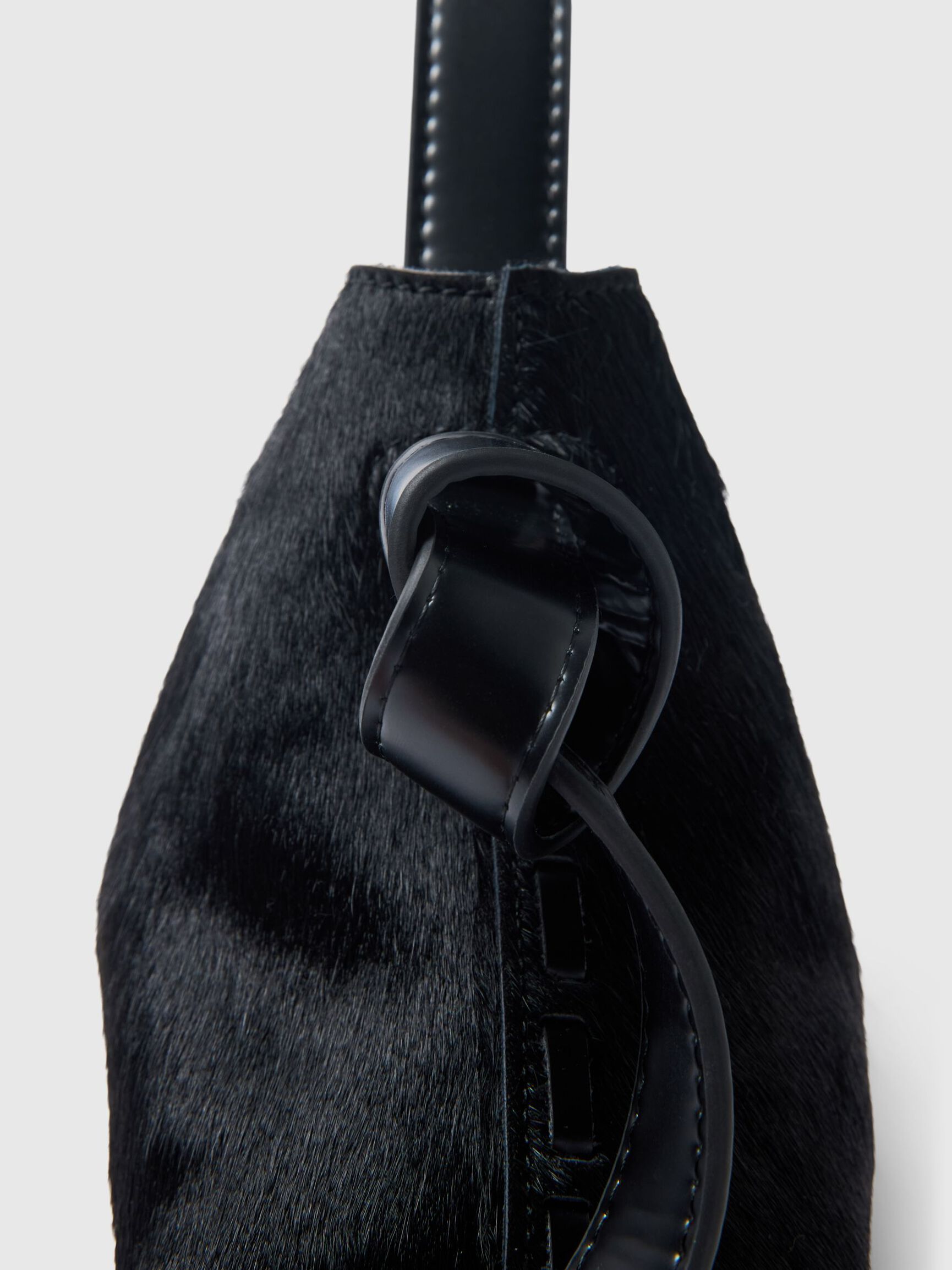 SMALL COW BAG, Black, highres