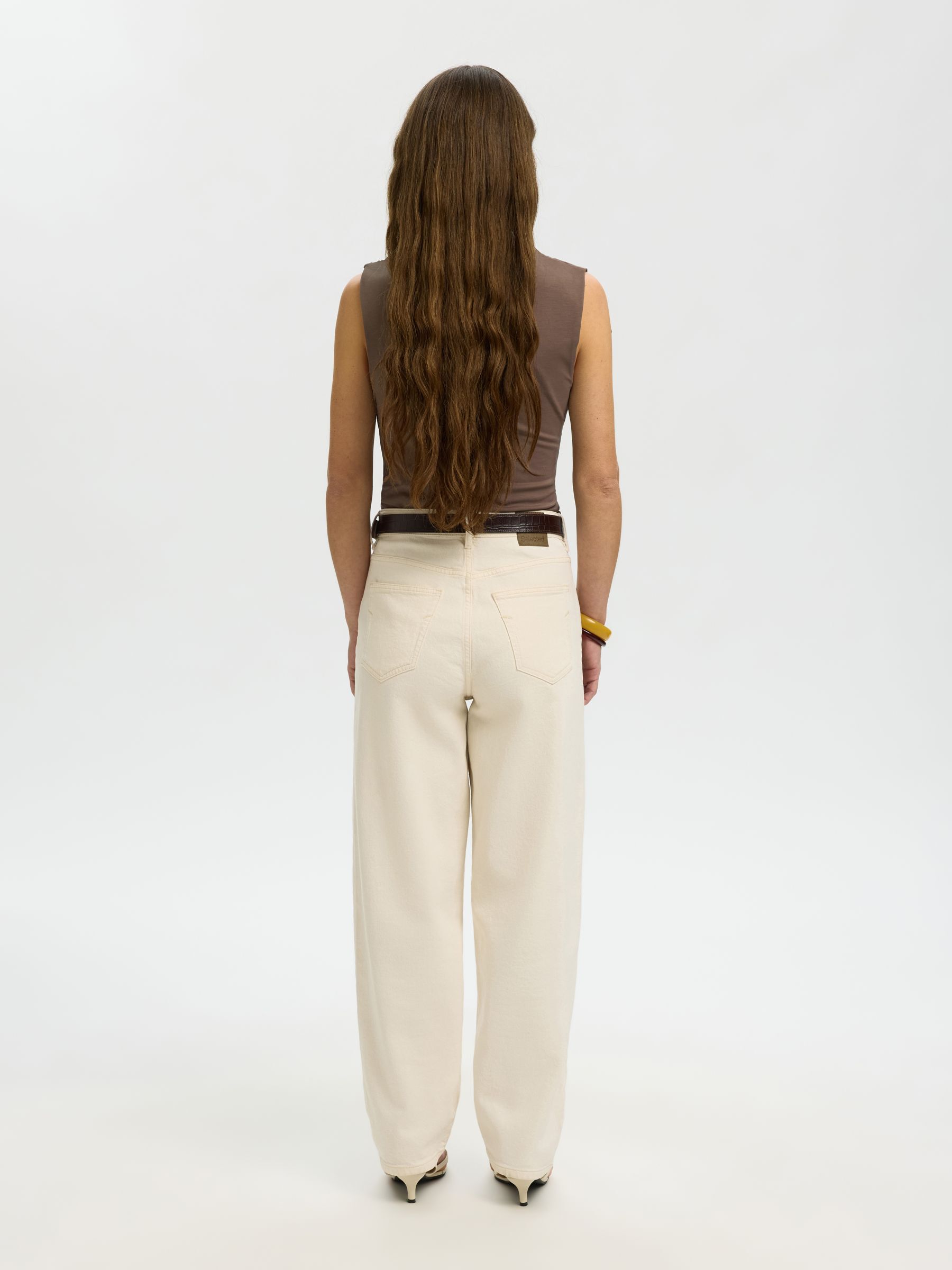 DRAPERT ERMELØS TOPP, Chocolate Chip, highres